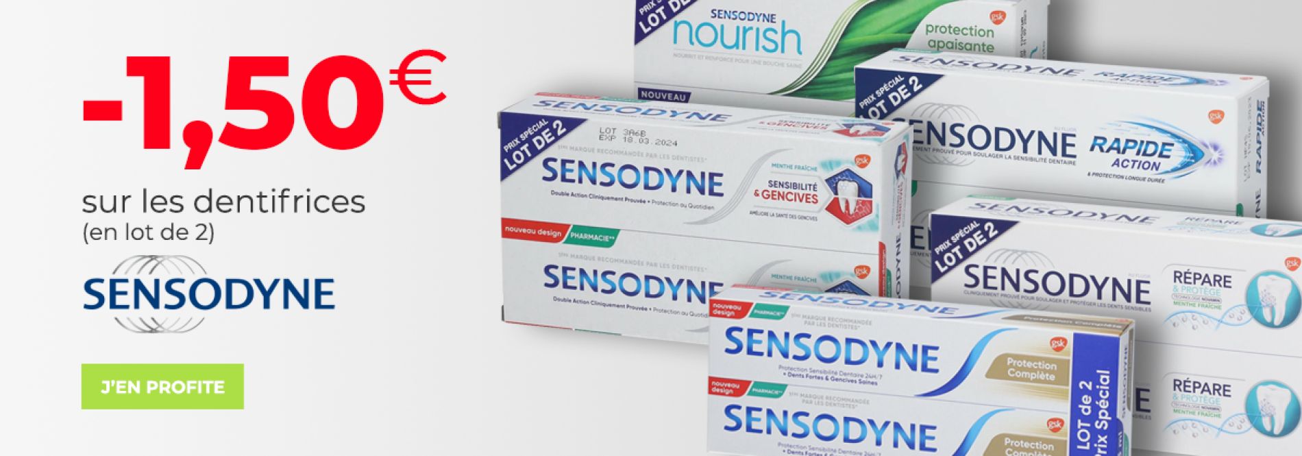 Sensodyne Lot de 2