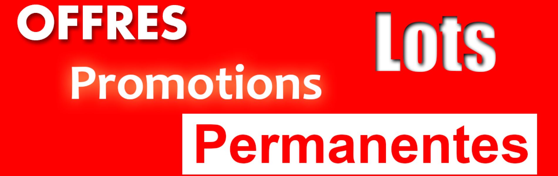 Promotions permanentes