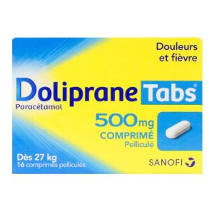 Doliprane Tabs 500mg - 16 comprimés