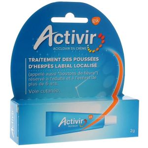 Activir 5% Crème - Tube 2g