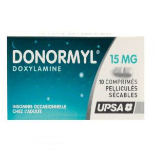 Donormyl UPSA comprimés sécables 15 mg x 10