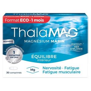 Thalamag Equilibre interieur magnésium marin 30 Cp