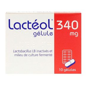 Lactéol 340 mg Pierre Fabre x 10 gélules