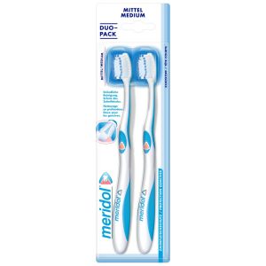 Brosse à dents Meridol Protection Gencives medium x2