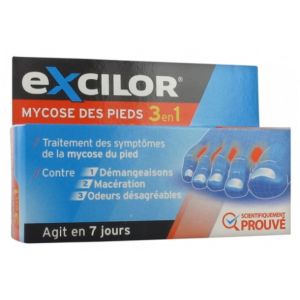 Excilor Mycose des Pieds 3en1 tube 15 ml