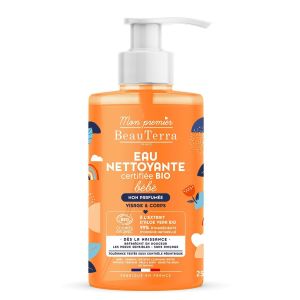 Eau Nettoyante Bébé Bio Sans Parfum - 750mL