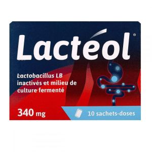Lactéol 340 mg Pierre Fabre x 10 sachets-doses