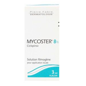 Mycoster 8% solution filmogène Pierre Fabre - flacon 3 ml