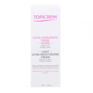 Topicrem Ultra-hydratante crème légère visage x 40 ml