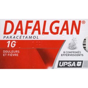 Dafalgan 1g - 8 comprimés effervescents
