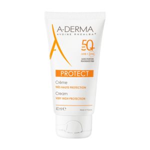Protect Crème solaire visage très haute protection SPF50+ sans parfum peaux fragiles 40 ml