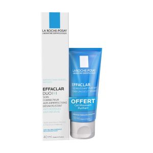 Effaclar Duo (+) Soin correcteur anti-imperfections 40 ml + gel moussant offert 50 ml