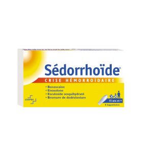Sédorrhoïde suppositoires x 8