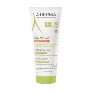 Exomega Control Crème émolliente anti-démangeaisons Peaux sèches à tendance à l'eczéma atopique 200 ml