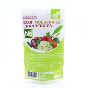 Goji Mulberries Cranberries Bio - 100g
