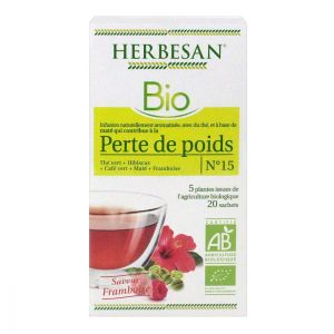 Infusion n°15 perte de poids 20 sachets