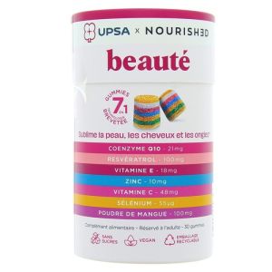 Nourished Gummies 7 en 1 Beauté - 30 Gummies