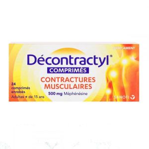 Decontractyl 500 mg 24 comprimés