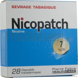 Nicopatch 7mg/24h - 28 dispositifs transdermiques