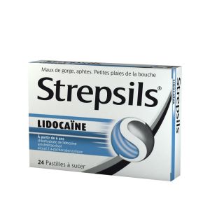 Strepsils lidocaïne pastilles à sucer - 24 pastilles