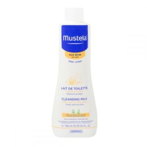 Mustela Lait de toilette visage & siège - 750 ml