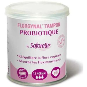 Florgynal Tampon sans applicateur Normal boite de 12