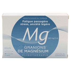 Granions de Magnésium 30 ampoules