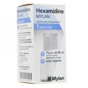 Hexamidine Mylan 1/m - Flacon de 45 mL