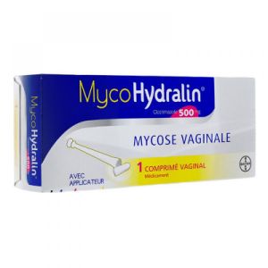 Mycohydralin 500mg Comprimé vaginal - 1comprimé + applicateur
