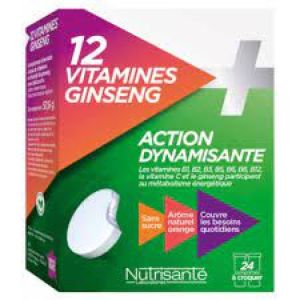 Multivitamines + Ginseng - 24 Comprimés
