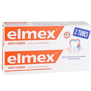 Dentifrice Elmex Anti-carrie - 2x125ml