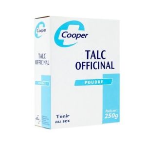 Talc Cooper - boite en carton de 250g