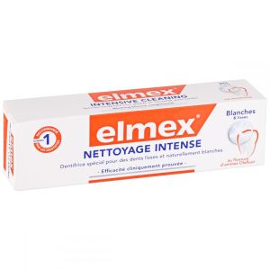 Dentifrice elmex® Nettoyage Intense 75 ml 0% Colorant