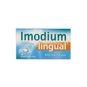 Imodium Lingual 12 lyophilisats oraux goût menthe