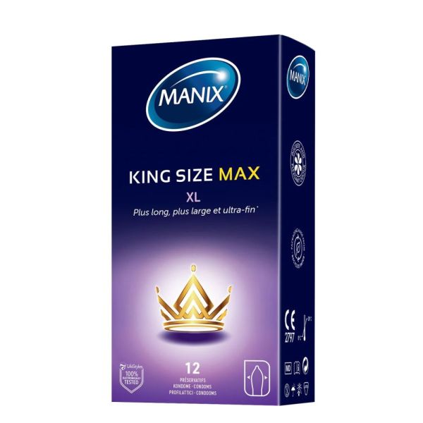 King Size Max - 12 Préservatifs