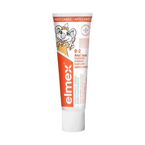 Dentifrice Elmex Anti-Caries Bébé 0-3 ans 50ml