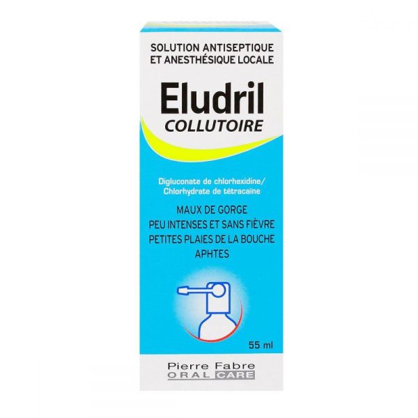 Eludril collutoire Pierre Fabre x 55 ml