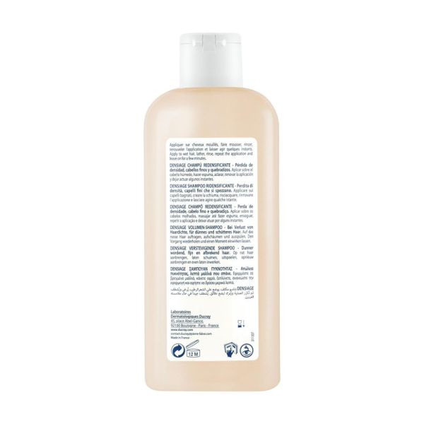 Densiage - Shampooing redensifiant volume et souplesse cheveux 200 ml