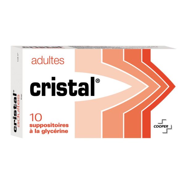 Cristal Adulte - 10 suppositoires