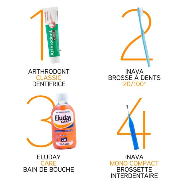 Eluday Care - bain de bouche quotidien antiplaque 500 ml