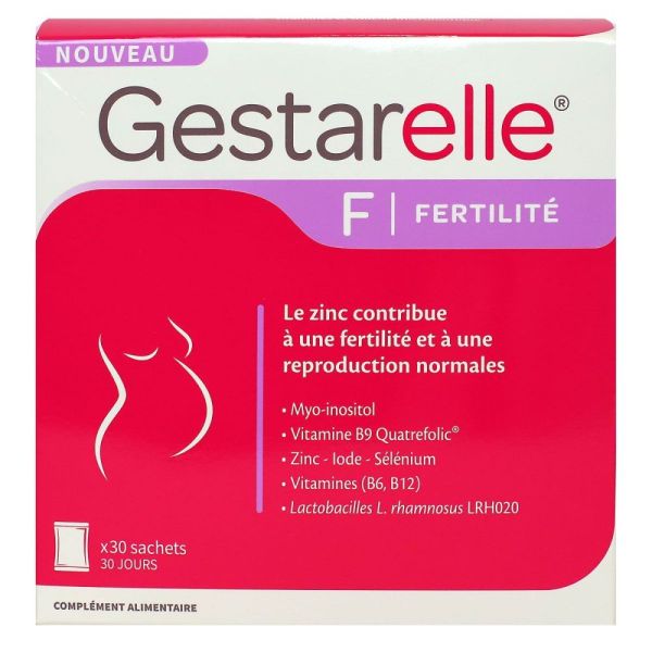 Gestarelle F Fertilité zinc 30 sachets