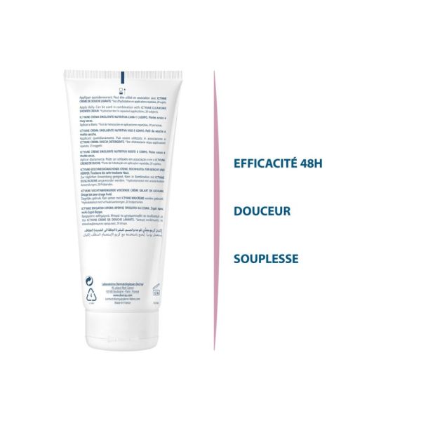 Ictyane - Crème émolliente nutritive peaux séches et très sèches 200 ml