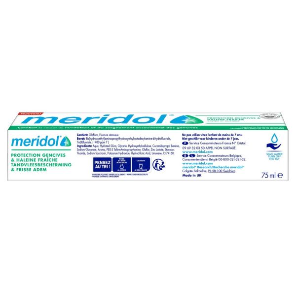 Dentifrice meridol Protection Gencives Haleine Fraîche 75ml