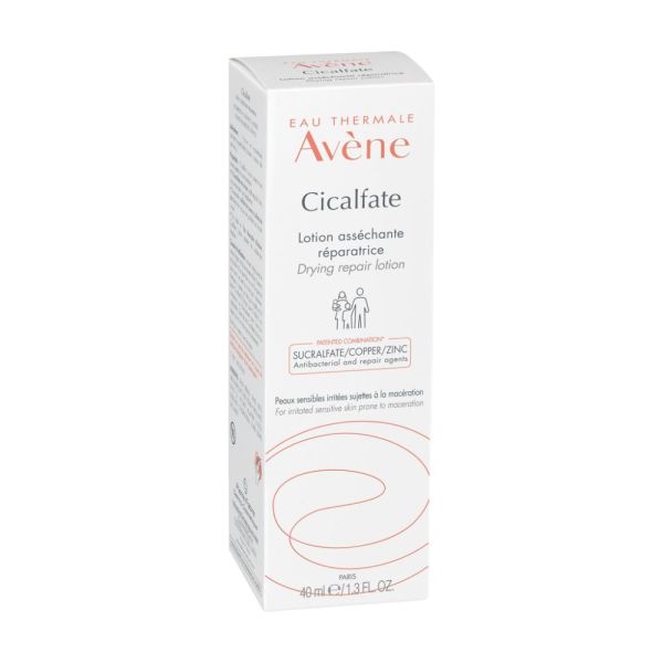 Cicalfate Lotion asséchante réparatrice peaux sensibles et irritées 40 ml