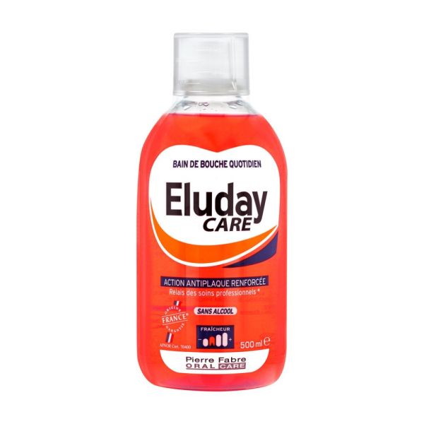 Eluday Care - bain de bouche quotidien antiplaque 500 ml