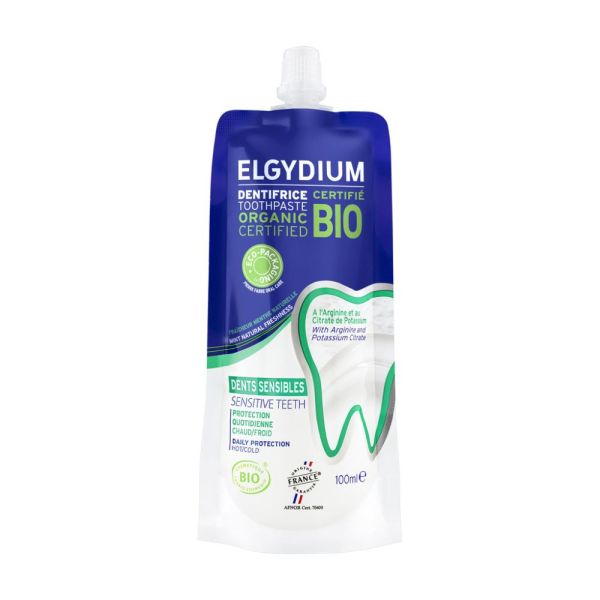 ELGYDIUM Dents sensibles - BIO - dentifrice éco conçu 100 ml