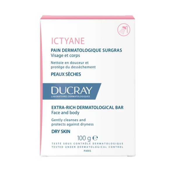 Ictyane - Pain dermatologique surgras 100 g