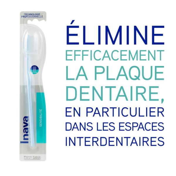 Inava Sensibilité - brosse à dents pour dents sensibles 1 u