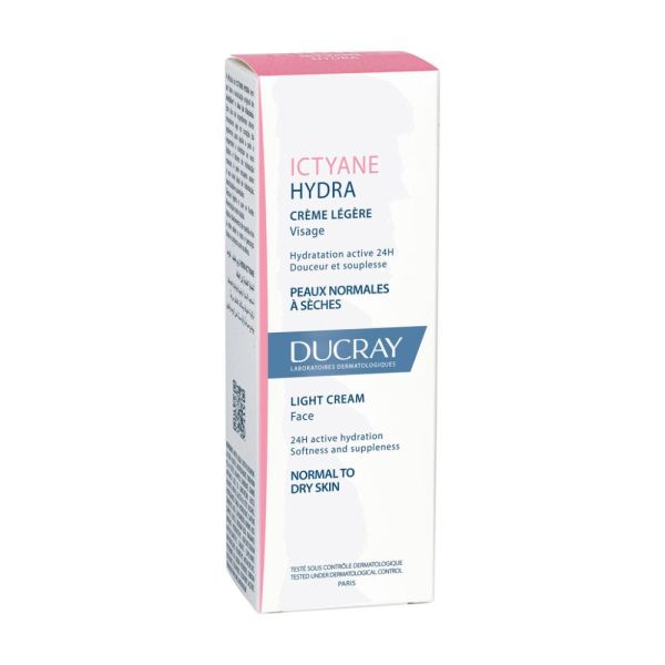 Ictyane hydra - Crème légère hydratante peau sèche visage 40 ml