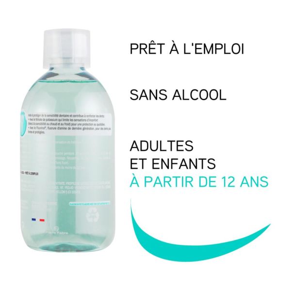 Eluday Sensibilité - bain de bouche quotidien soin dents sensibles 500 ml